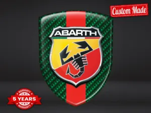 Fiat Abarth Selbstklebeetikett Pro Max Robust Elegant Layout